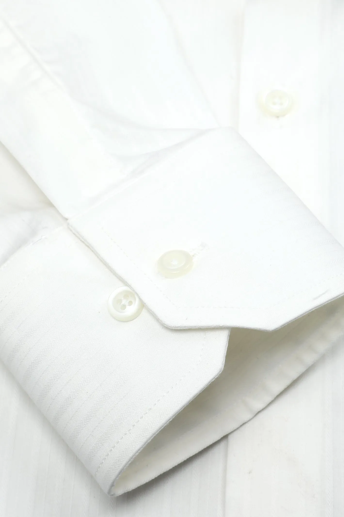 Off White Self Formal Men Shirt