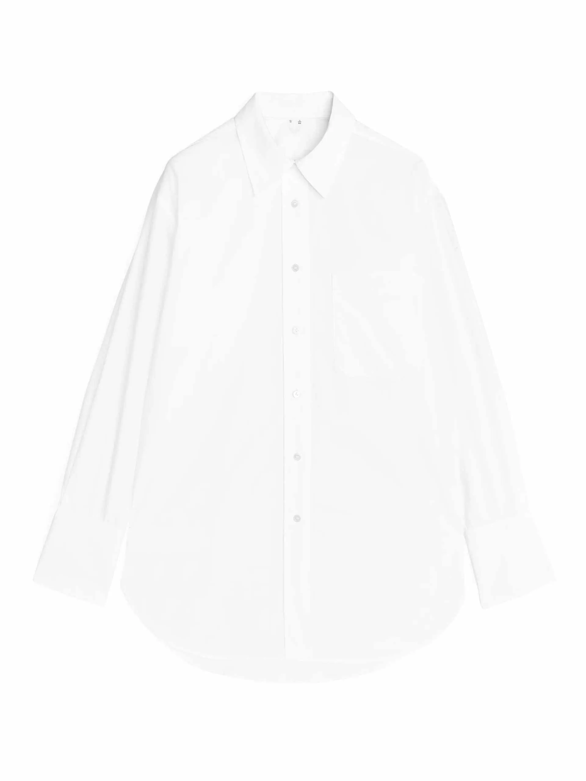 Oversized poplin shirt