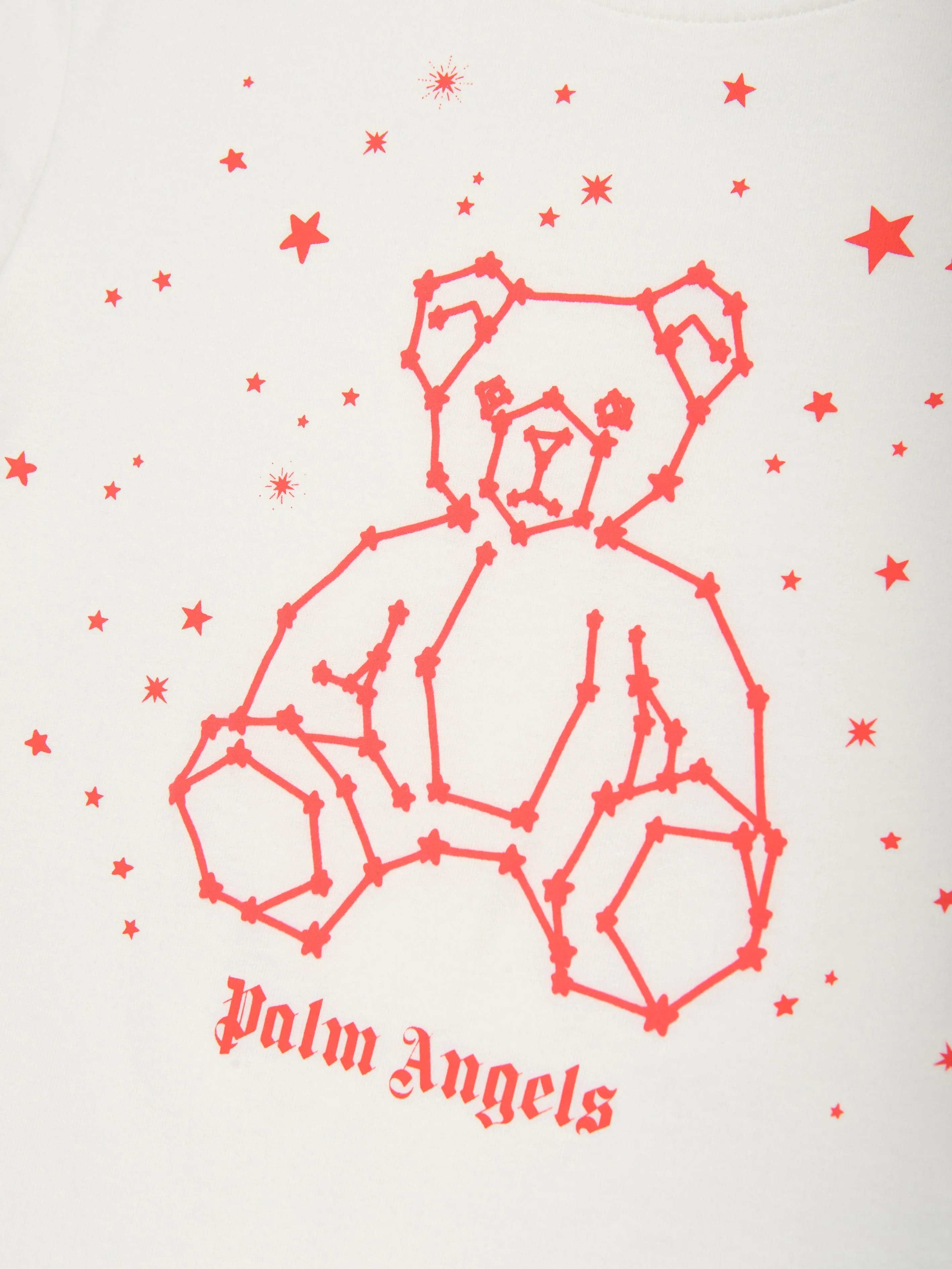 Palm Angels Boys Astro Bear T-Shirt in White