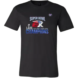 patriots Fan Shirt Black| nfl Fan 6X champions T Shirts