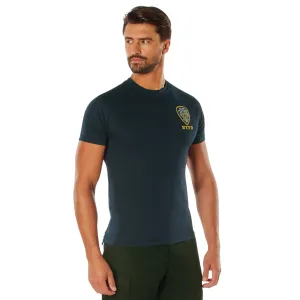 [Public Safety] Genuine Embroidered NYPD Emblem T-Shirts
