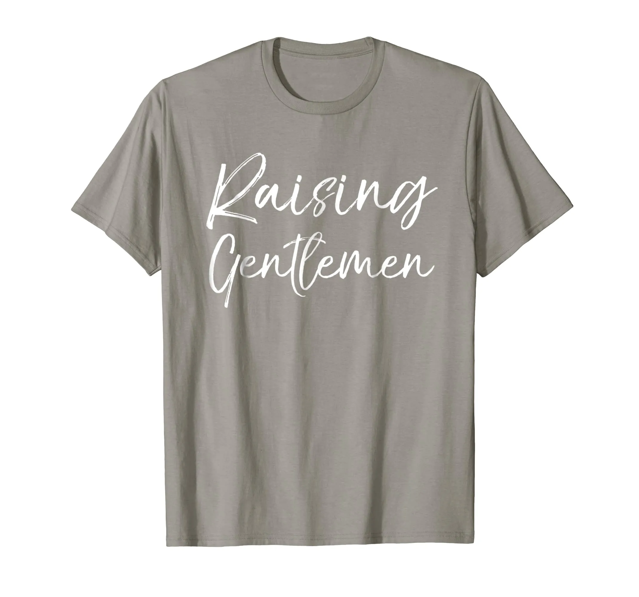 Raising Gentlemen Shirt Mother Tee Fun Cute Mom of Boys Tee