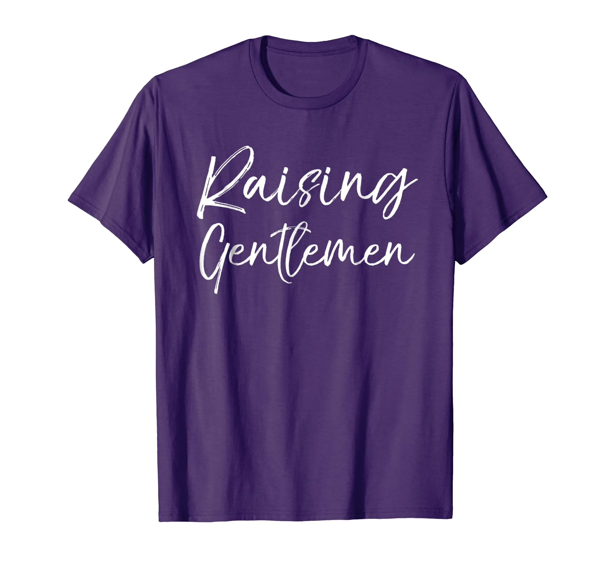 Raising Gentlemen Shirt Mother Tee Fun Cute Mom of Boys Tee