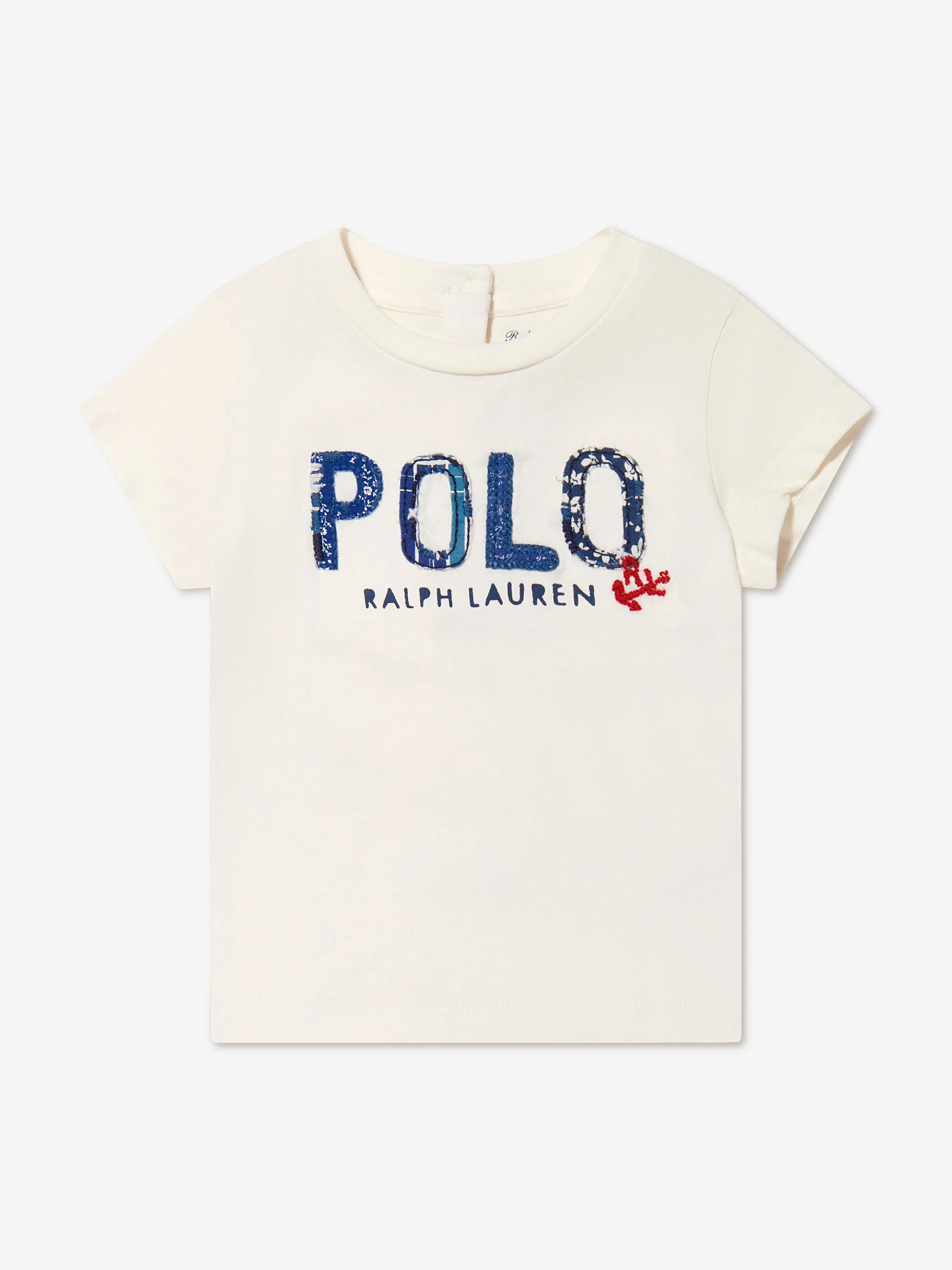 Ralph Lauren Baby Girls Polo T-Shirt in White