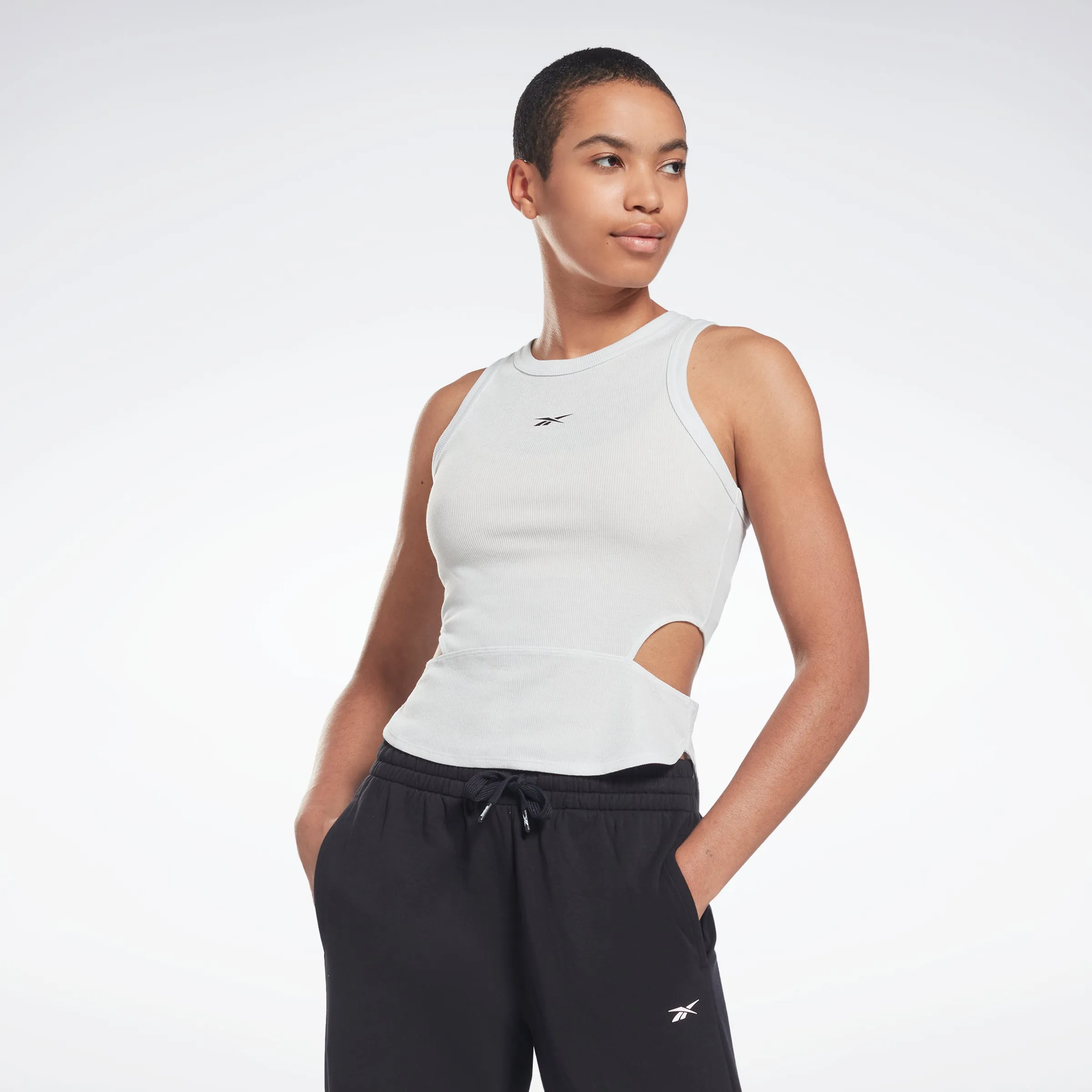 Reebok Apparel Women Cutout Tank Top Purgry