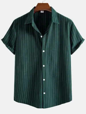Regular Fit Stripes Shirts