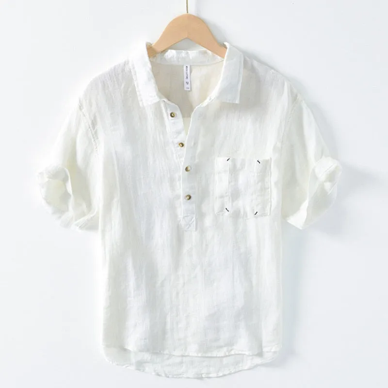 REMY-DOÎR VINTAGE LINEN SHIRT