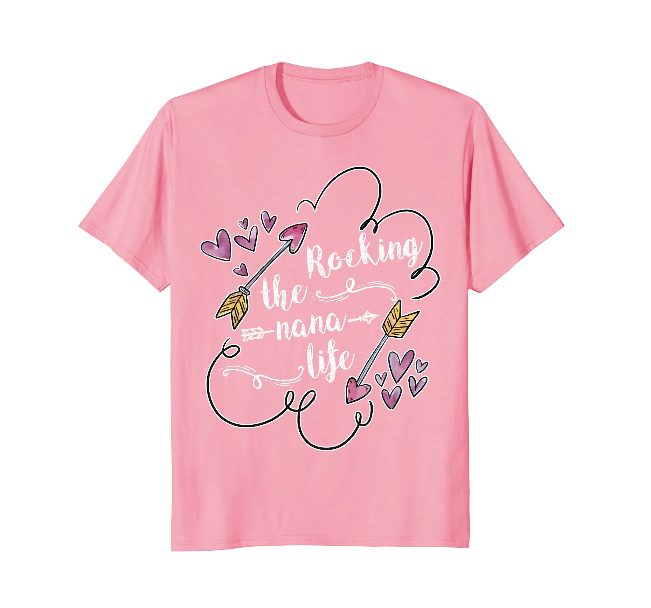 Rocking the Nana Life Shirt Fun Cute Mother Day Gift Tee