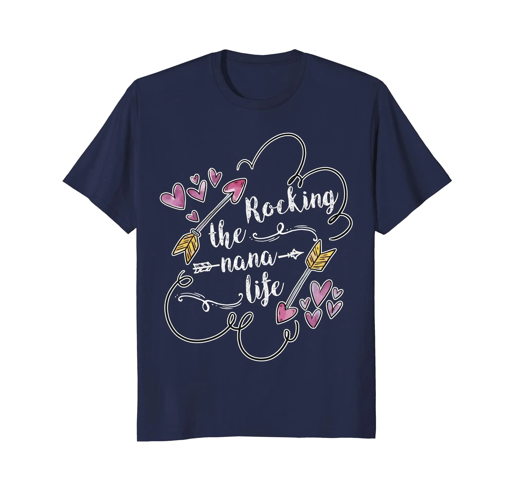 Rocking the Nana Life Shirt Fun Cute Mother Day Gift Tee