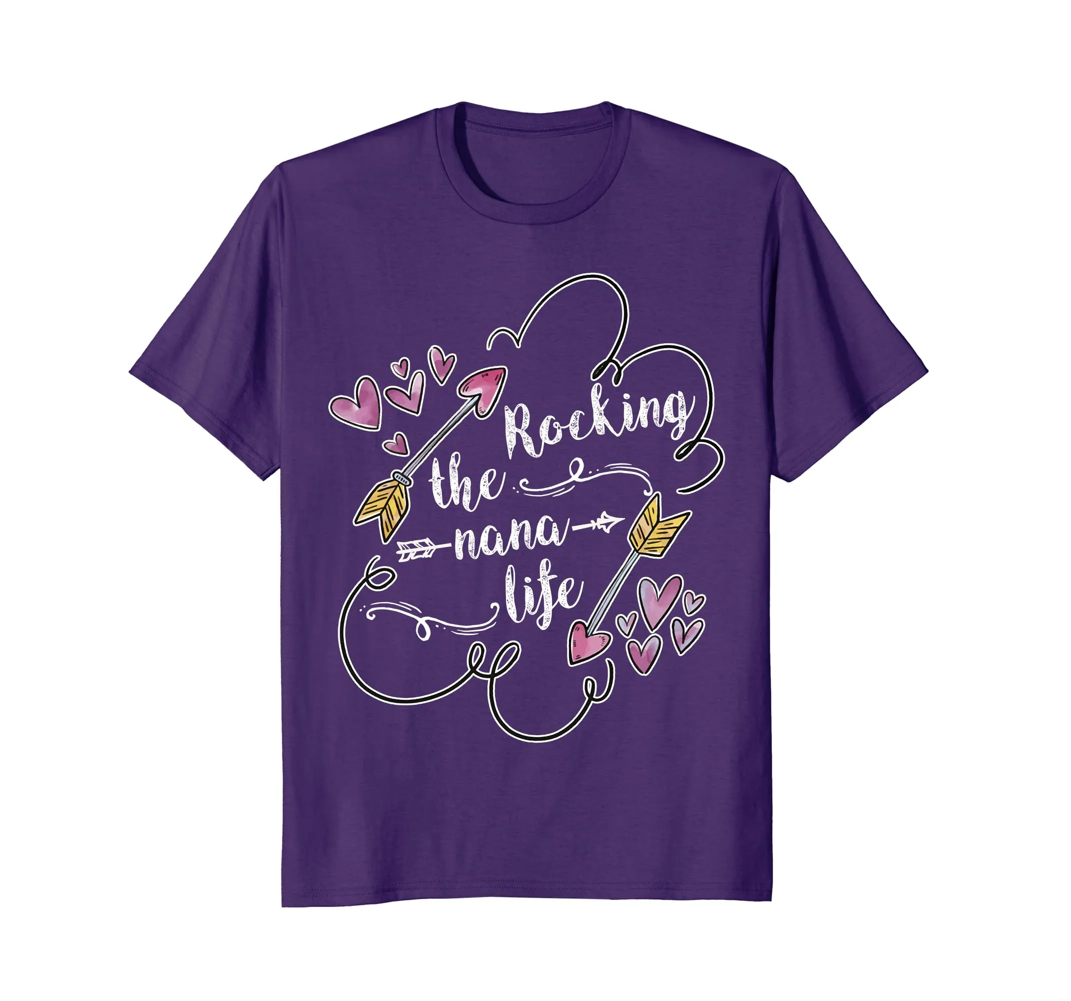 Rocking the Nana Life Shirt Fun Cute Mother Day Gift Tee