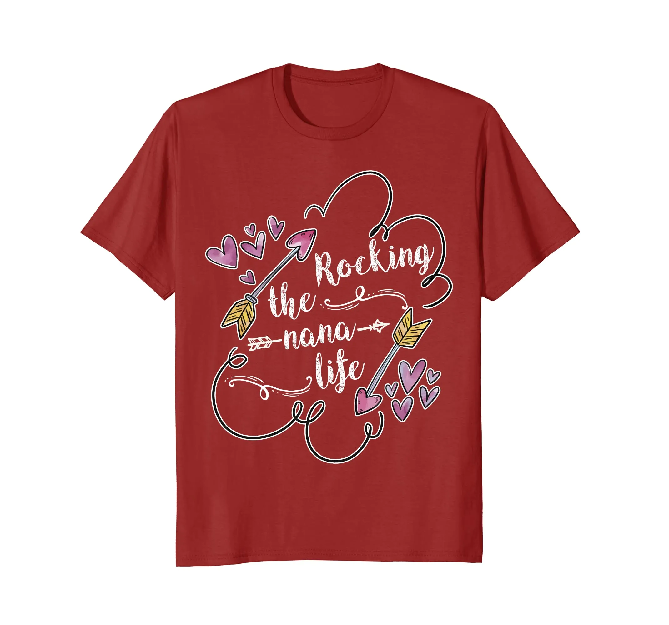 Rocking the Nana Life Shirt Fun Cute Mother Day Gift Tee