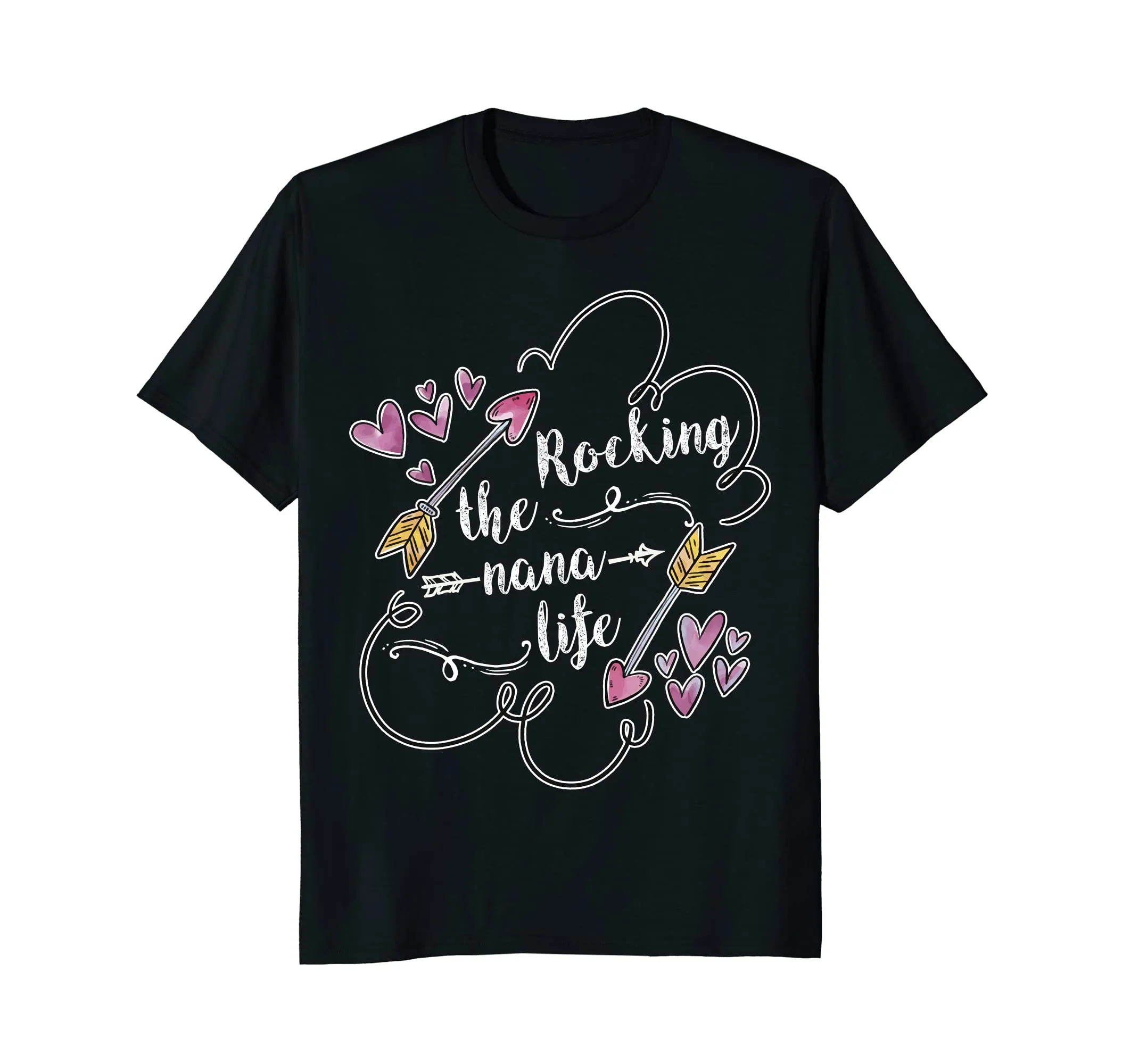 Rocking the Nana Life Shirt Fun Cute Mother Day Gift Tee