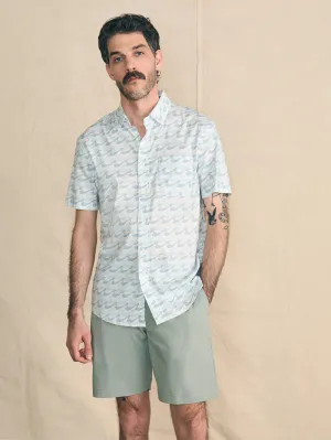 Short Sleeve Movement Shirt - Ivory Endless Peaks