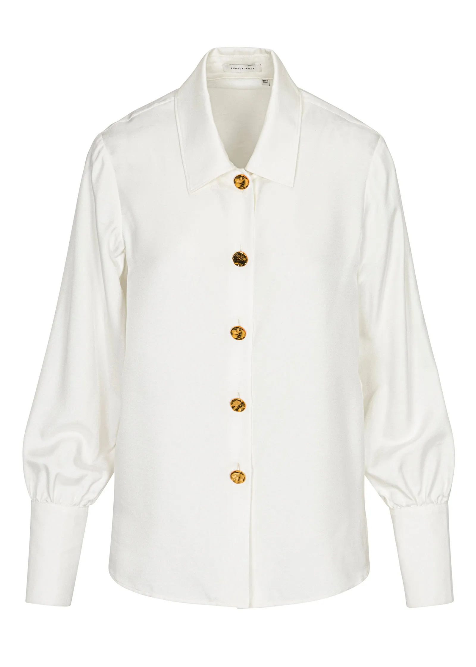 Silky Novelty Button Shirt