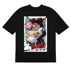 Spy Family Anime T-Shirt - Dynamic Character Design | High-Quality Anime Shirt