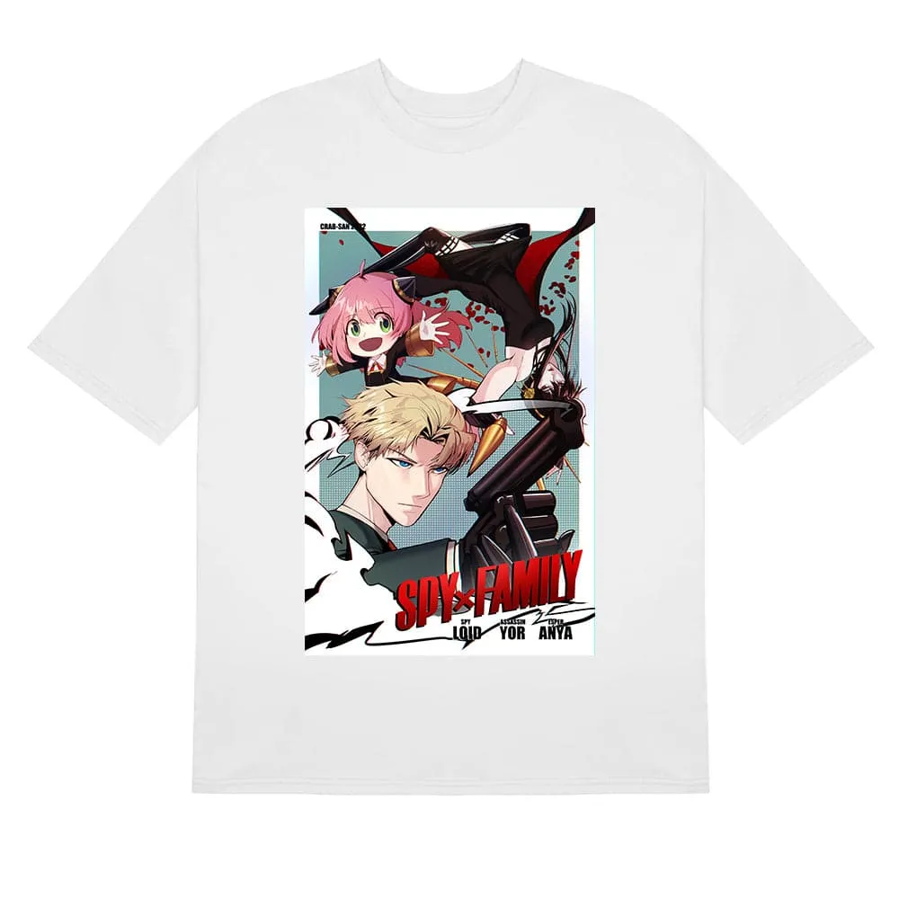 Spy Family Anime T-Shirt - Dynamic Character Design | High-Quality Anime Shirt