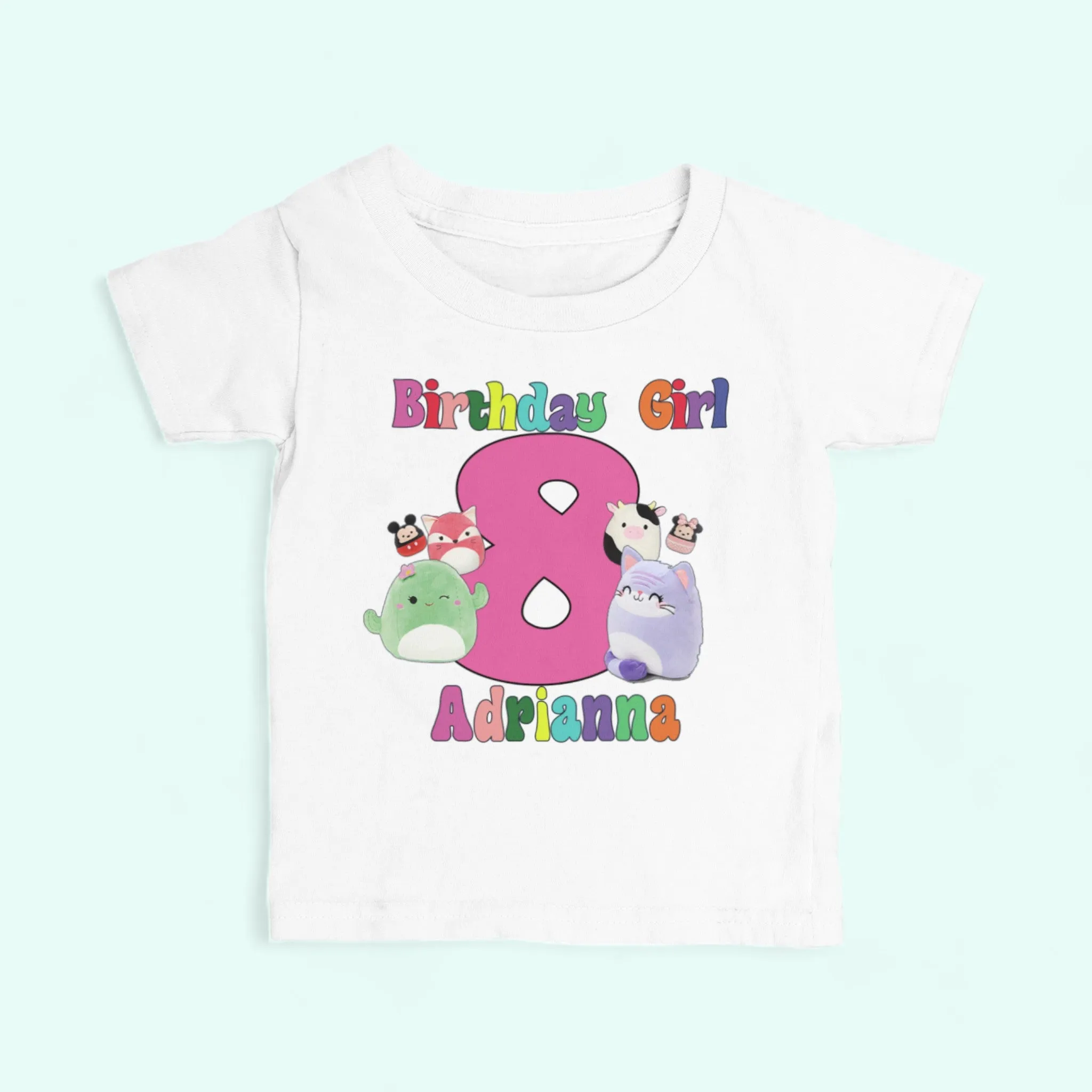 Squishmallows shirt squishmallows birthday shirt Girls Birthday Shirt