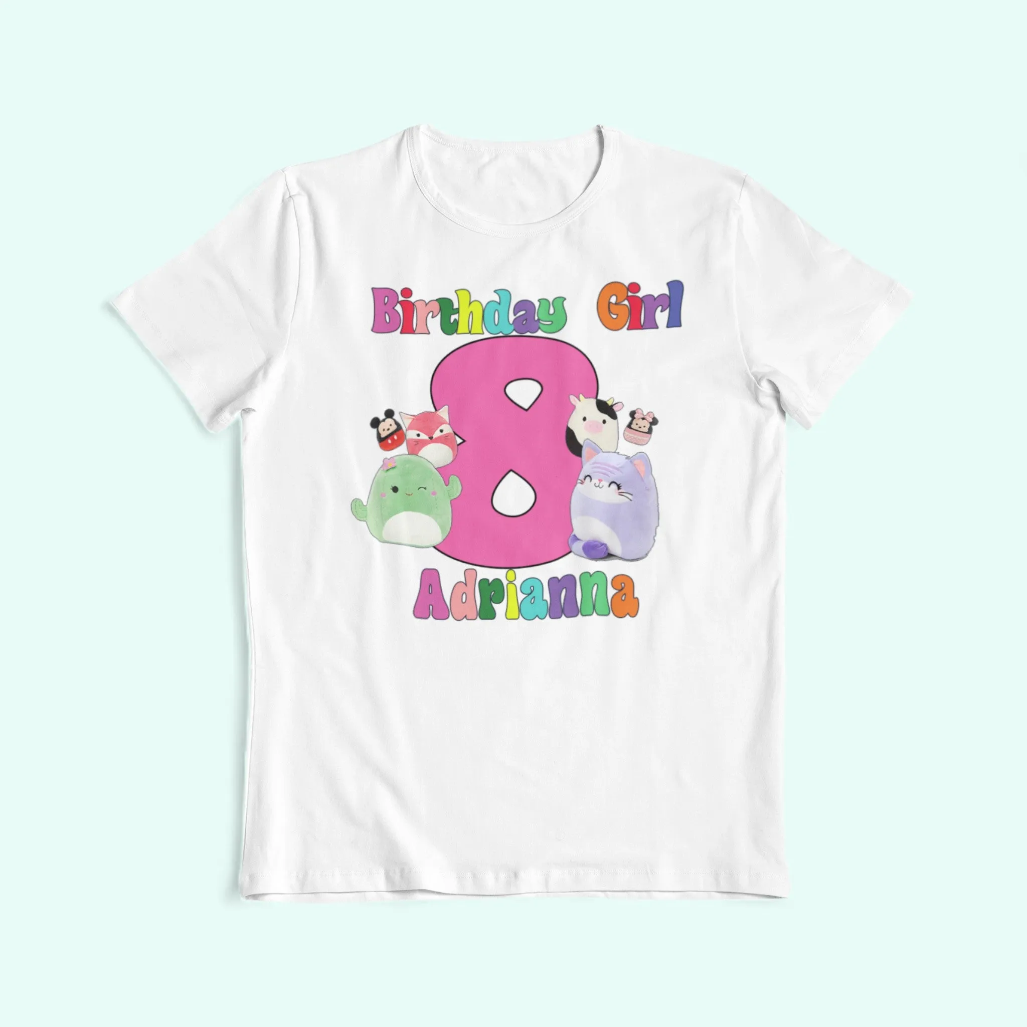 Squishmallows shirt squishmallows birthday shirt Girls Birthday Shirt