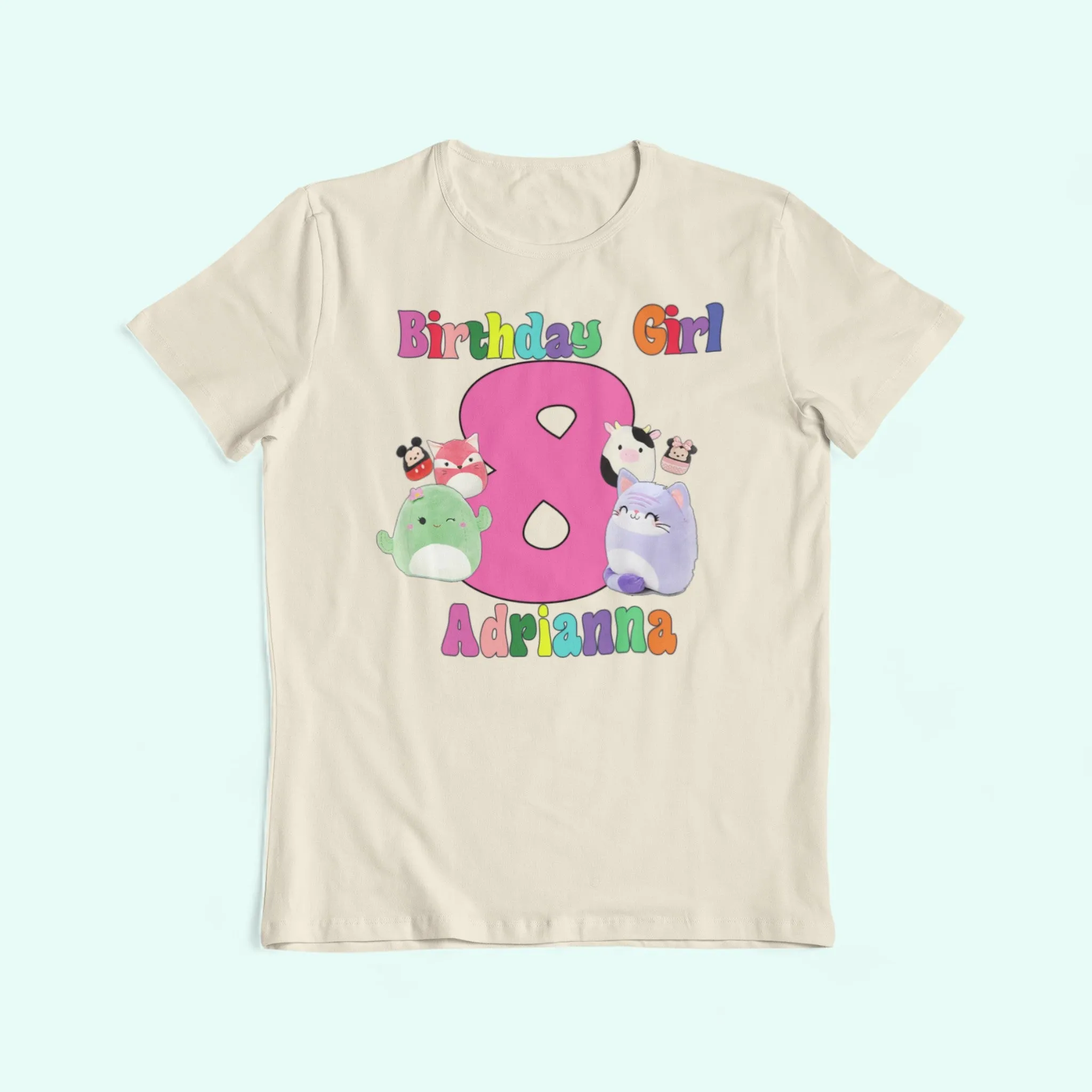 Squishmallows shirt squishmallows birthday shirt Girls Birthday Shirt