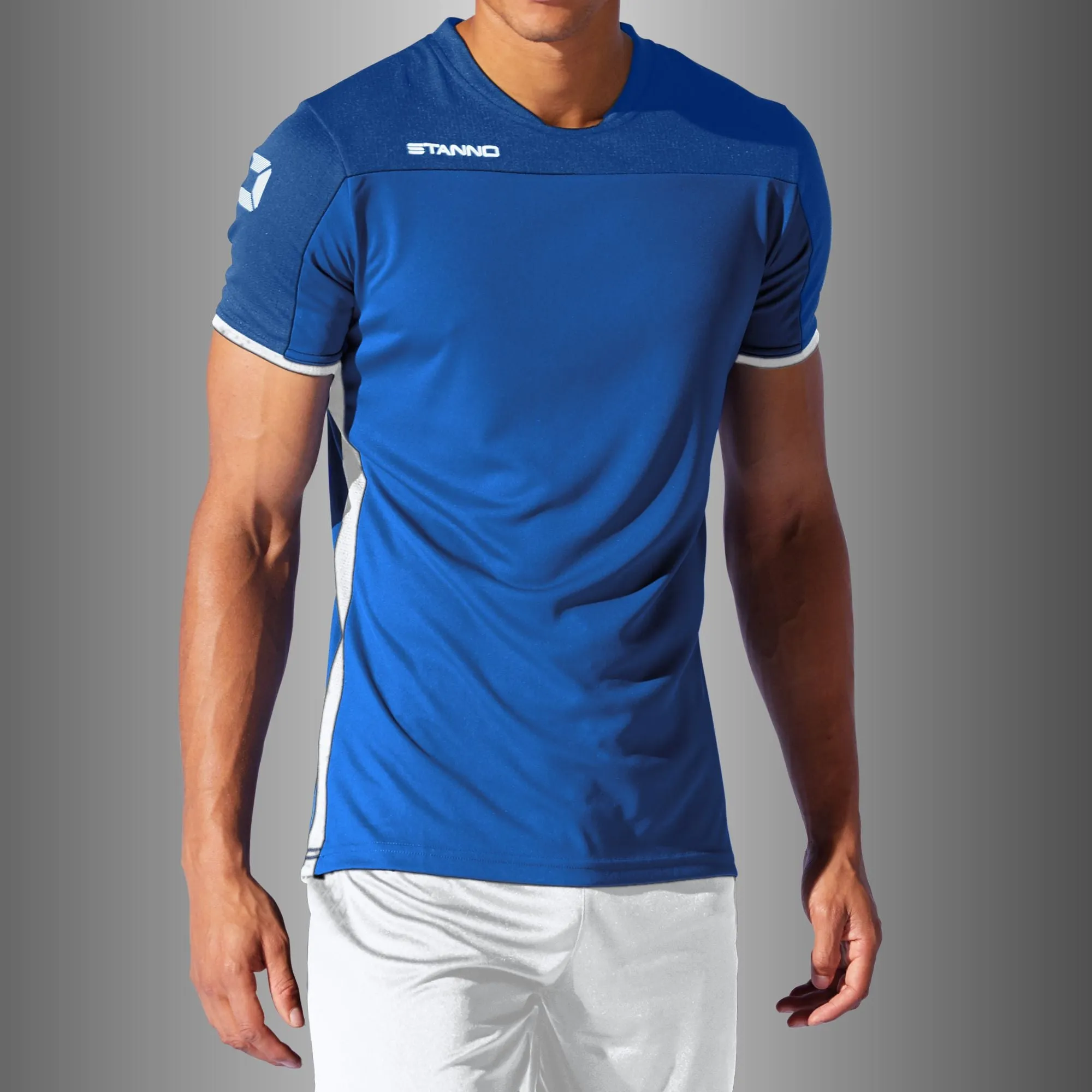 Stanno Adults Pride T-Shirt Royal/White