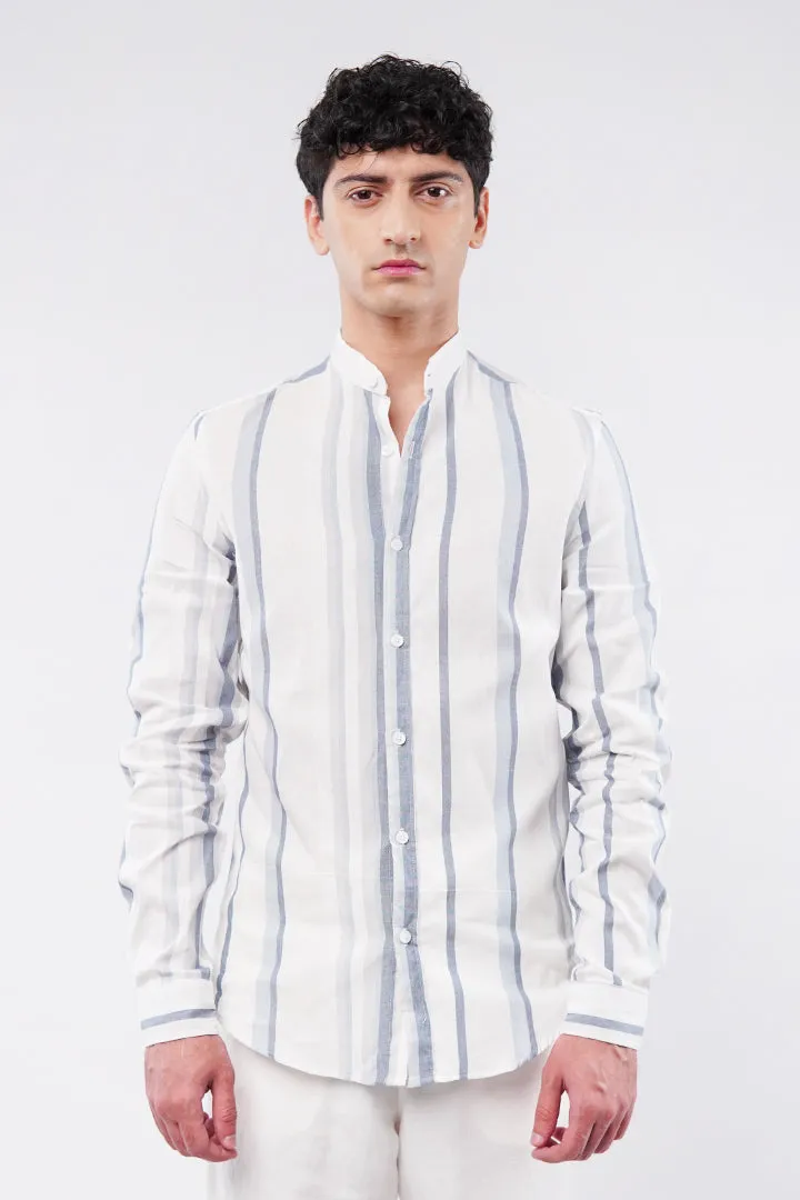 Striped Linen Shirt - Multicolor