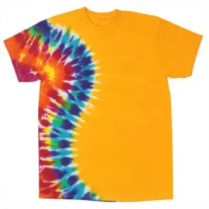 Sunset Rainbow Cascade Tie Dye T Shirt