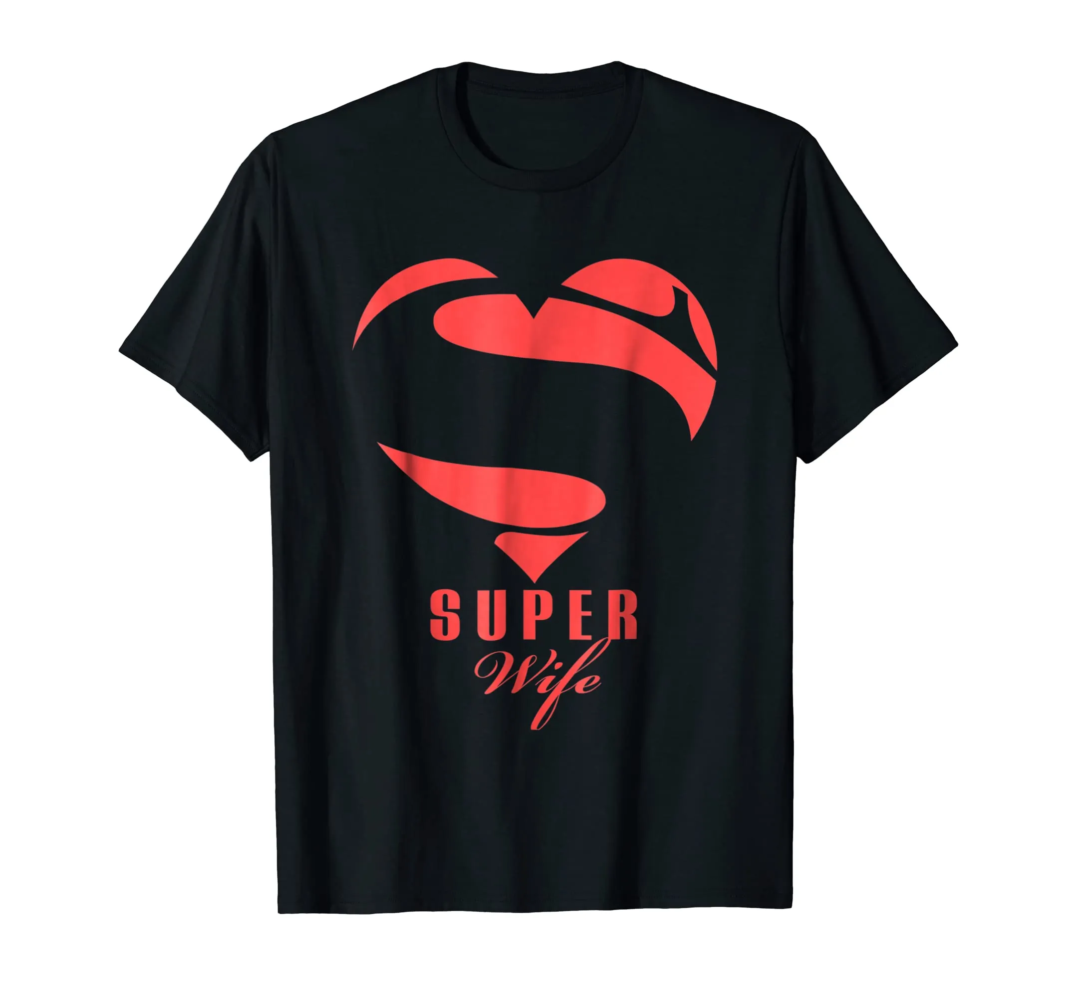 Super Wife Superhero T Shirt Gift Mother Father Day