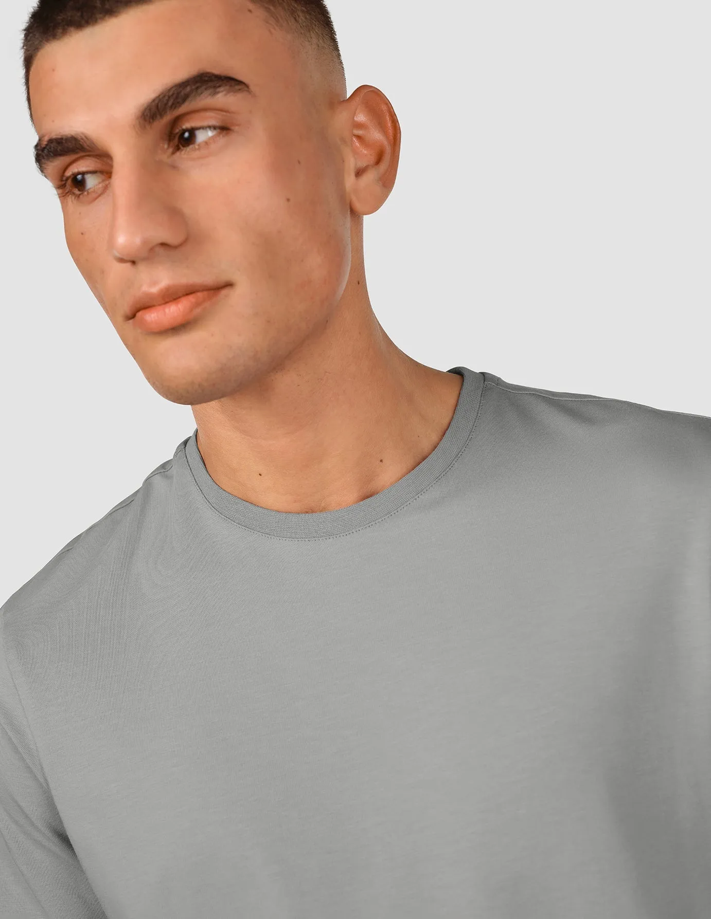 Supima T-shirt Stone Grey