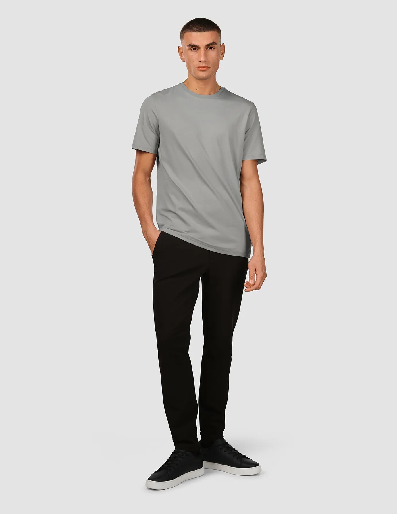 Supima T-shirt Stone Grey
