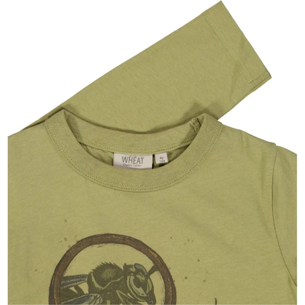 T-Shirt Magnifying Glass - heather green