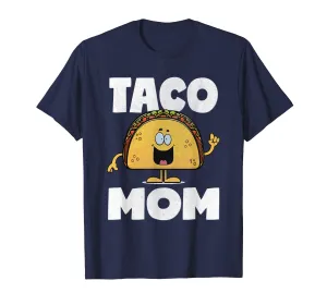 Taco Mom Funny Vintage Mother Mexican Tacos Love T-Shirt