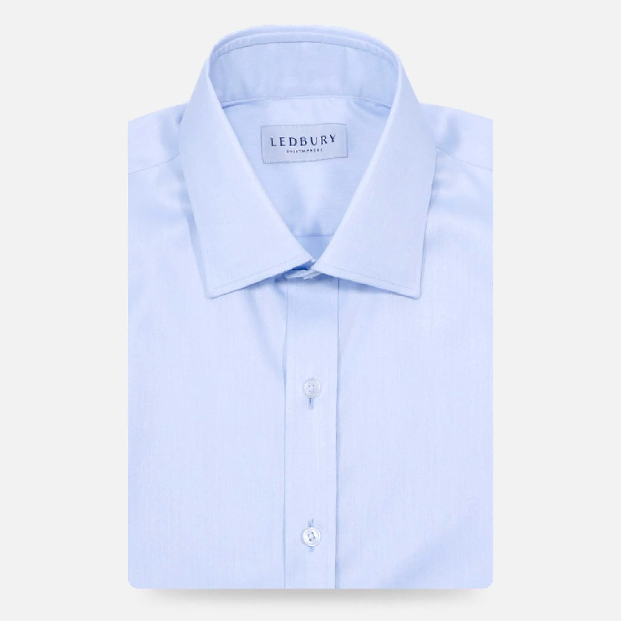The Light Blue Sullivan Non Iron Fine Twill Custom Shirt