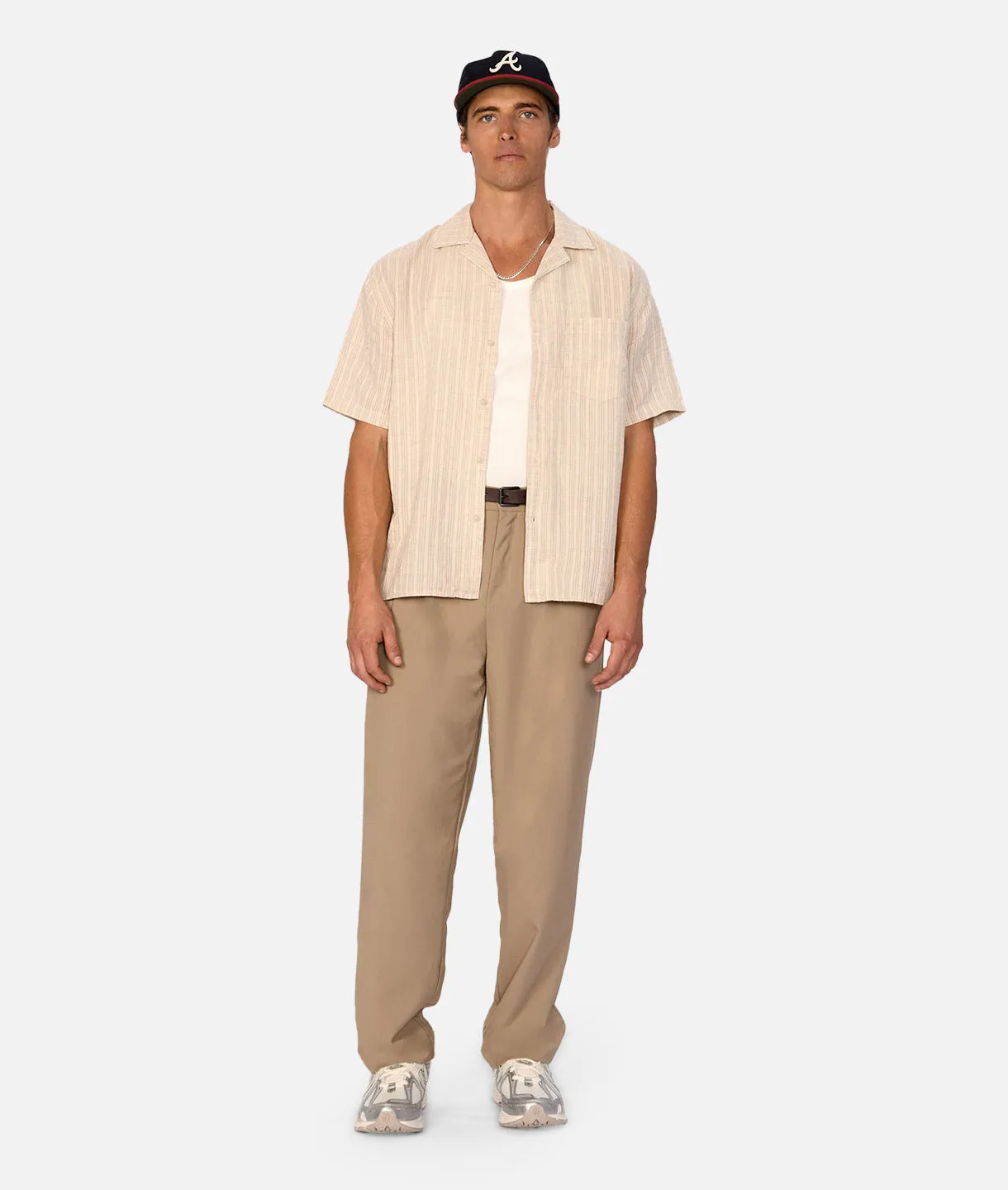 The Omaha S/s Shirt - Stone Multi