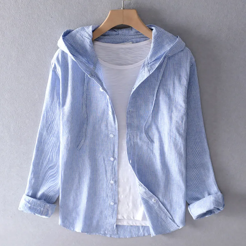Thomas | Sunset Airy Linen Shirt