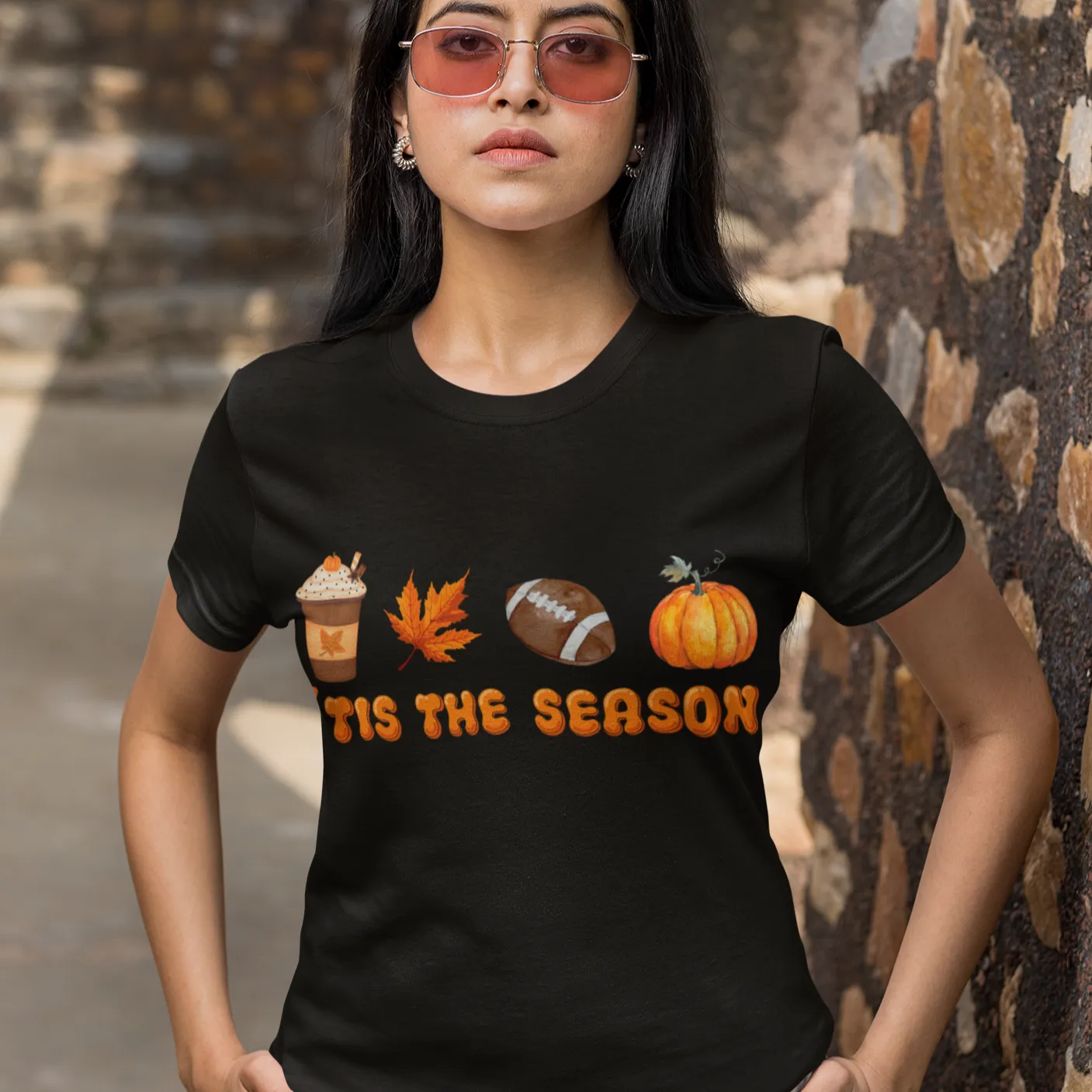 Tis The Season, Fall Shirt for Women, Halloween shirt, Fall Clothing Shirt, Fall Crewneck shirts, Pumpkin Shirt, Thanksgiving Sweater Autumn