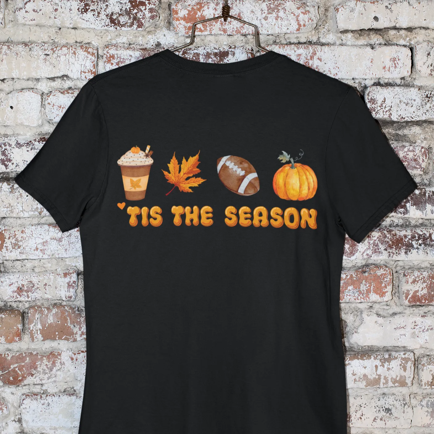 Tis The Season, Fall Shirt for Women, Halloween shirt, Fall Clothing Shirt, Fall Crewneck shirts, Pumpkin Shirt, Thanksgiving Sweater Autumn