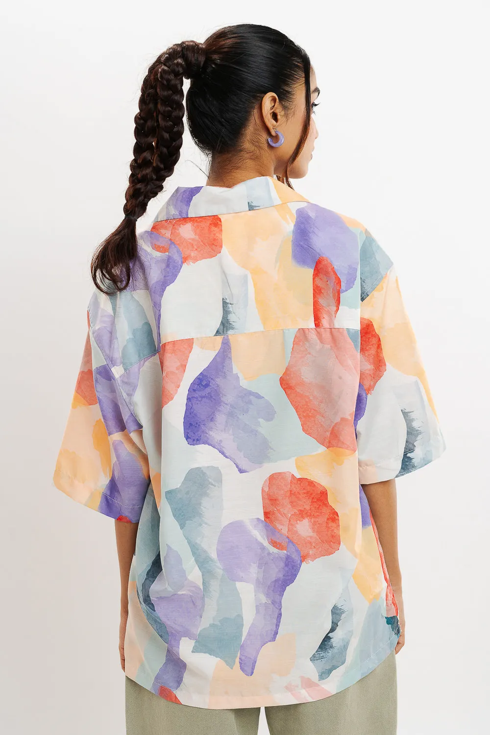 Tooti Frooti Print Women's Resort Shirt