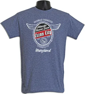 TSOC08I T-Shirt Ocean City Aero Oval INDIGO