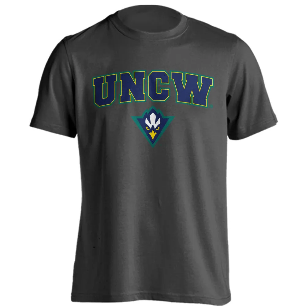 UNC Wilmington Seahawks Classic Arch Mascot Short Sleeve T-shirt