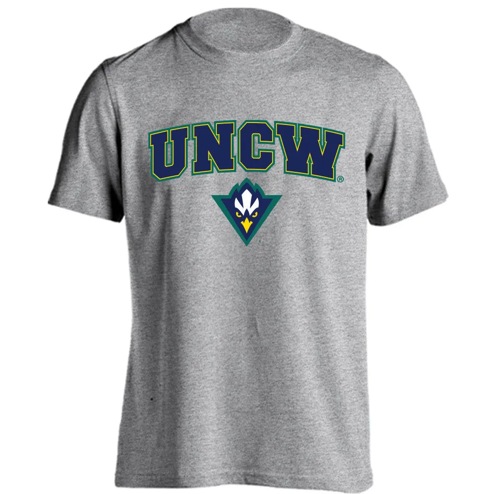 UNC Wilmington Seahawks Classic Arch Mascot Short Sleeve T-shirt