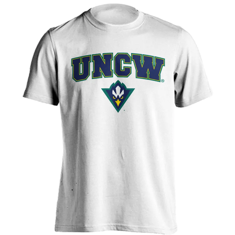 UNC Wilmington Seahawks Classic Arch Mascot Short Sleeve T-shirt