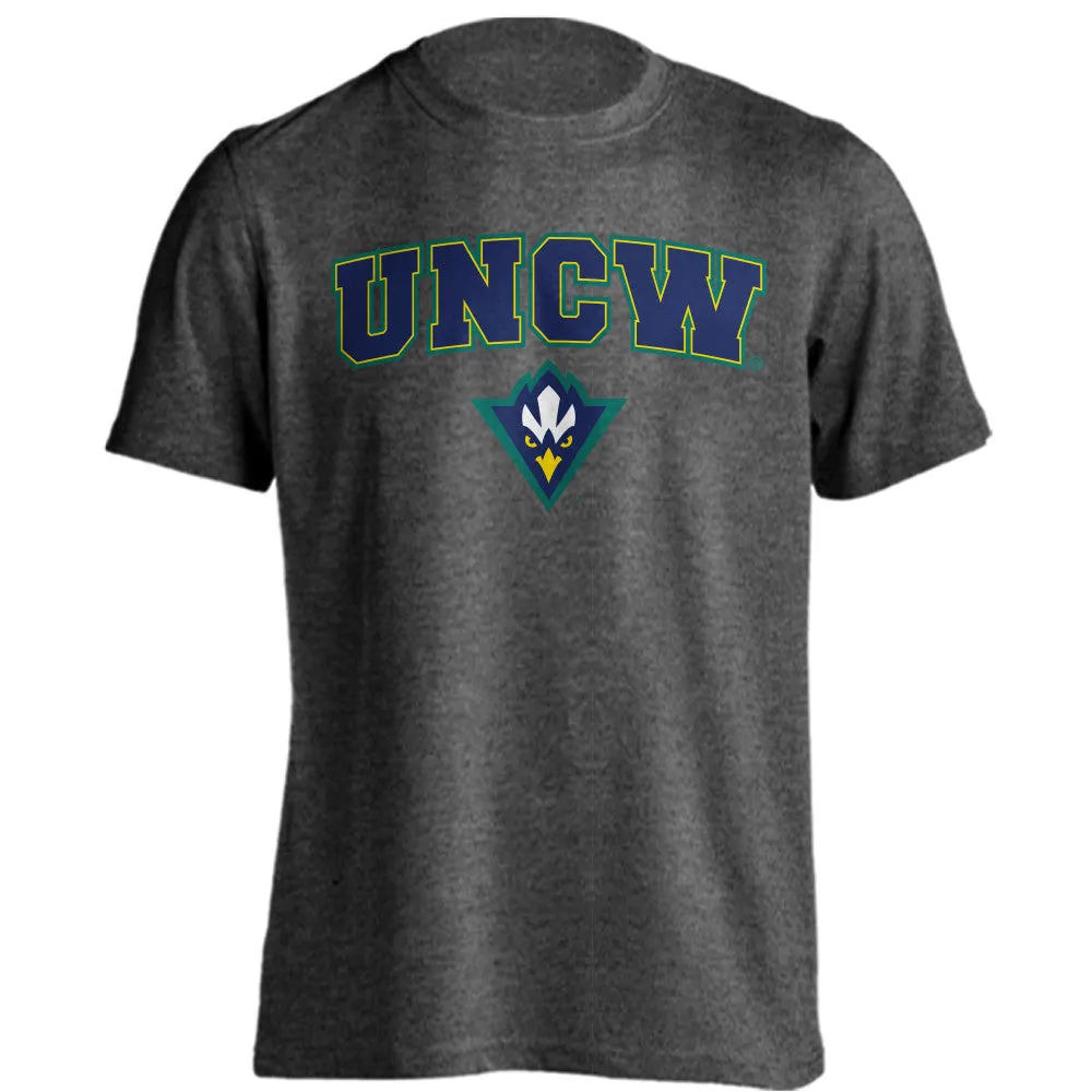 UNC Wilmington Seahawks Classic Arch Mascot Short Sleeve T-shirt