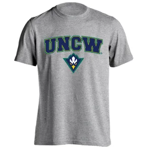 UNC Wilmington Seahawks Classic Arch Mascot Short Sleeve T-shirt