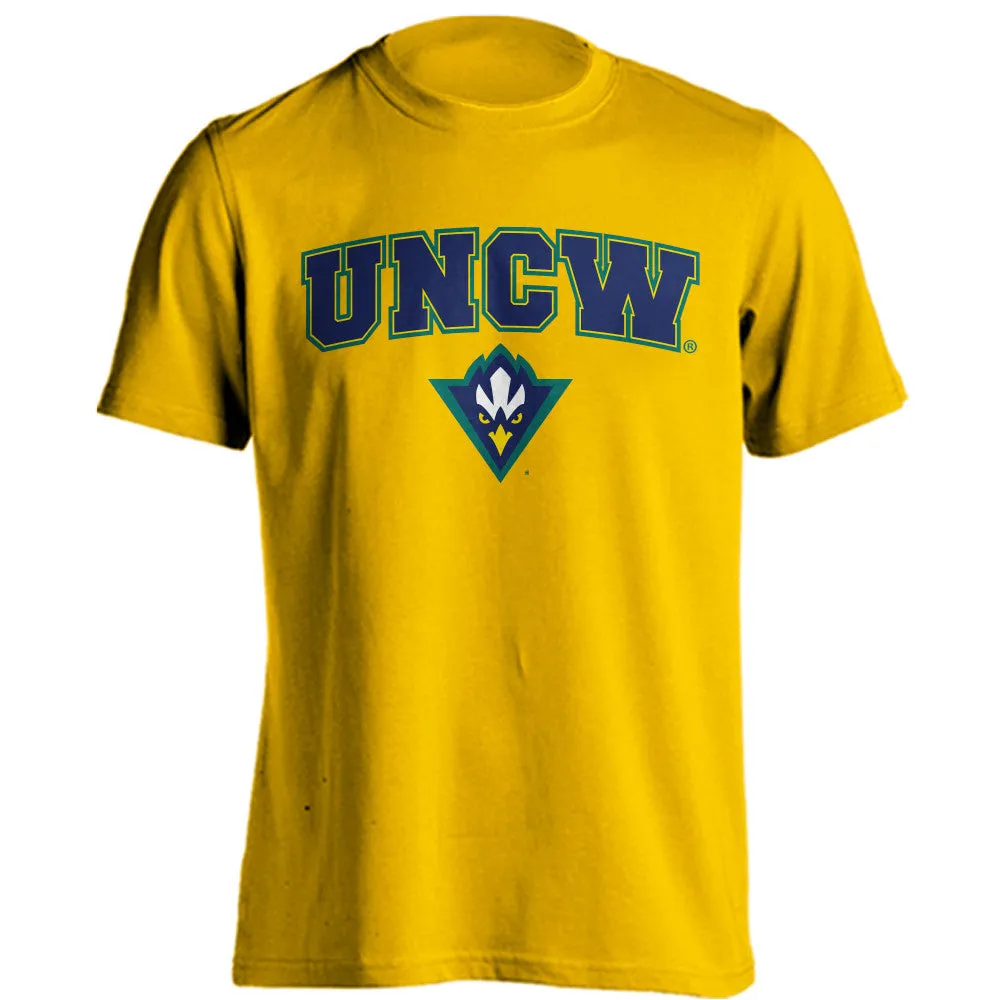UNC Wilmington Seahawks Classic Arch Mascot Short Sleeve T-shirt