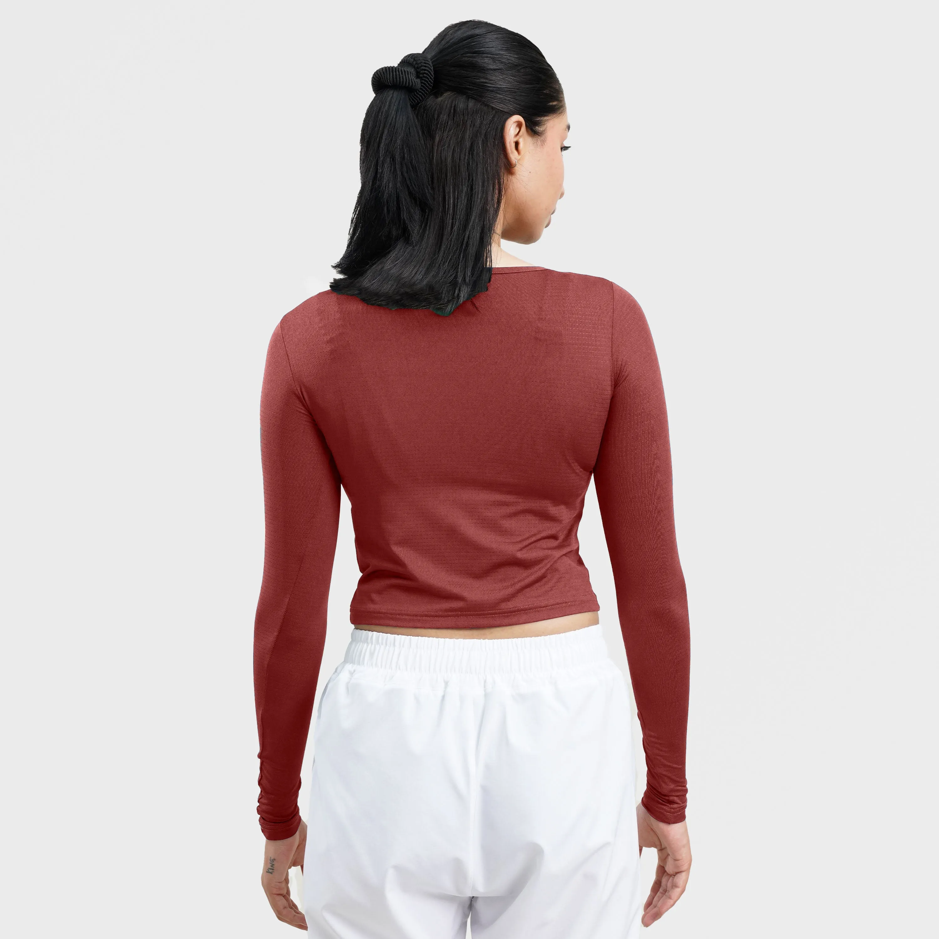W024 Long Sleeves Tee (Maroon)