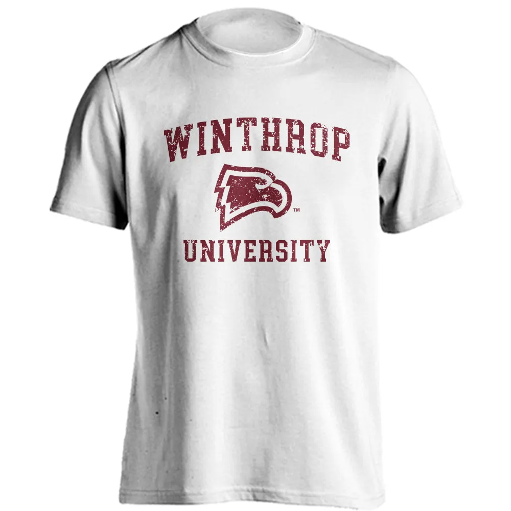 Winthrop Eagles Distressed Retro Short Sleeve T-shirt
