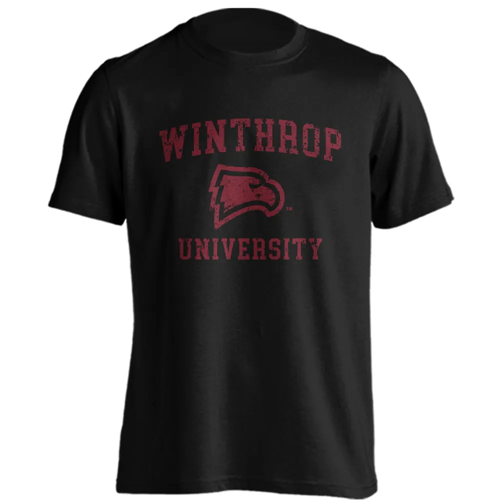 Winthrop Eagles Distressed Retro Short Sleeve T-shirt