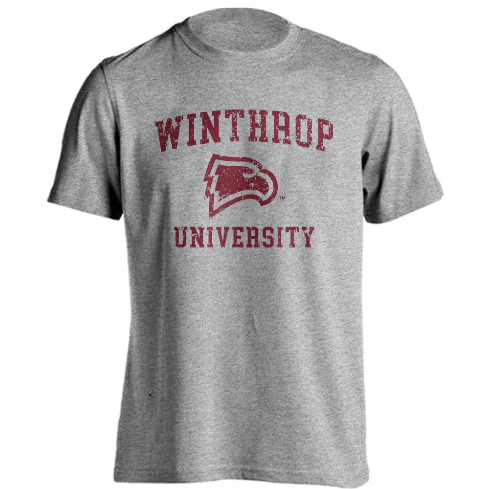 Winthrop Eagles Distressed Retro Short Sleeve T-shirt