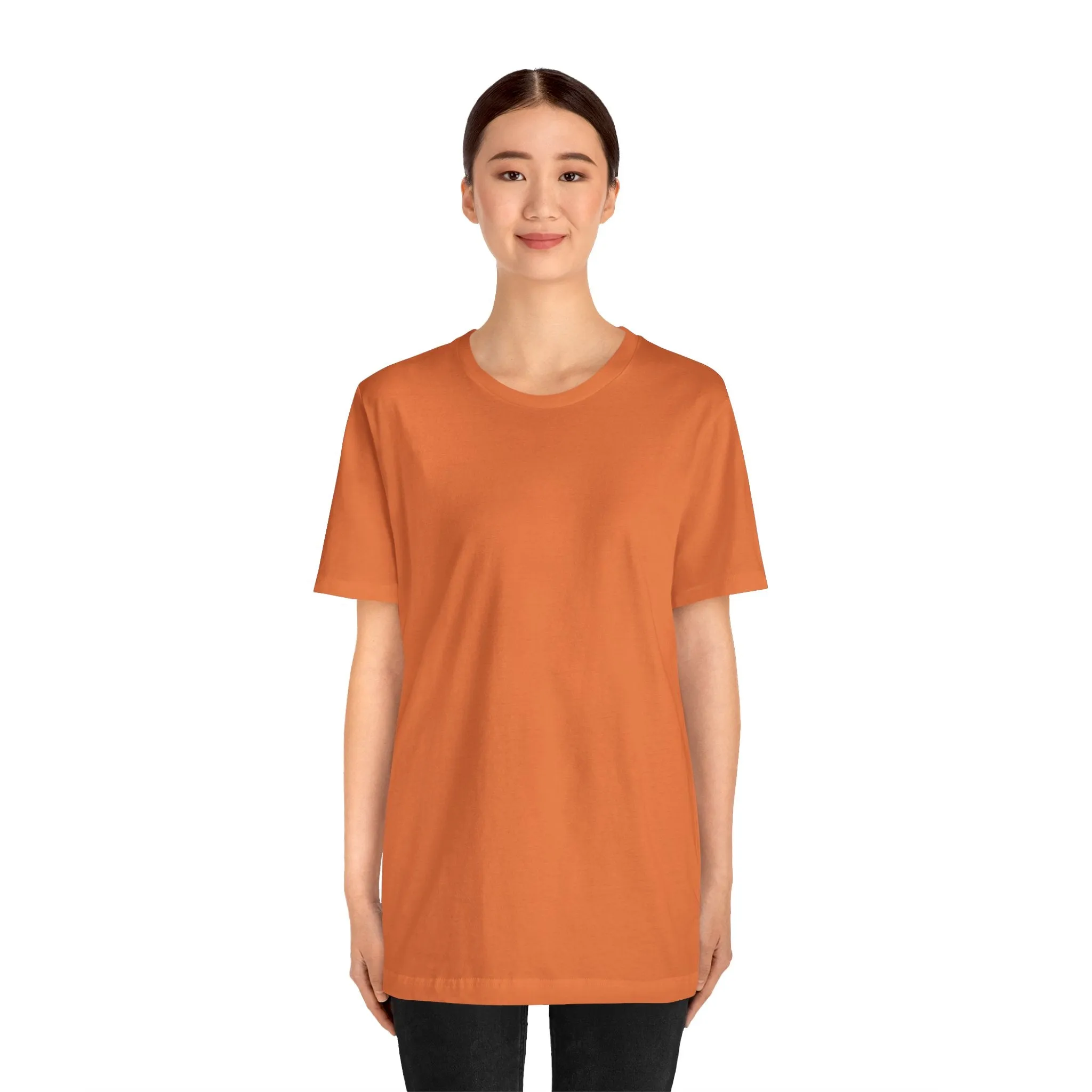 Womens Burnt Orange T Shirts Premium Casual Short Sleeve Shirts Oversized Tops