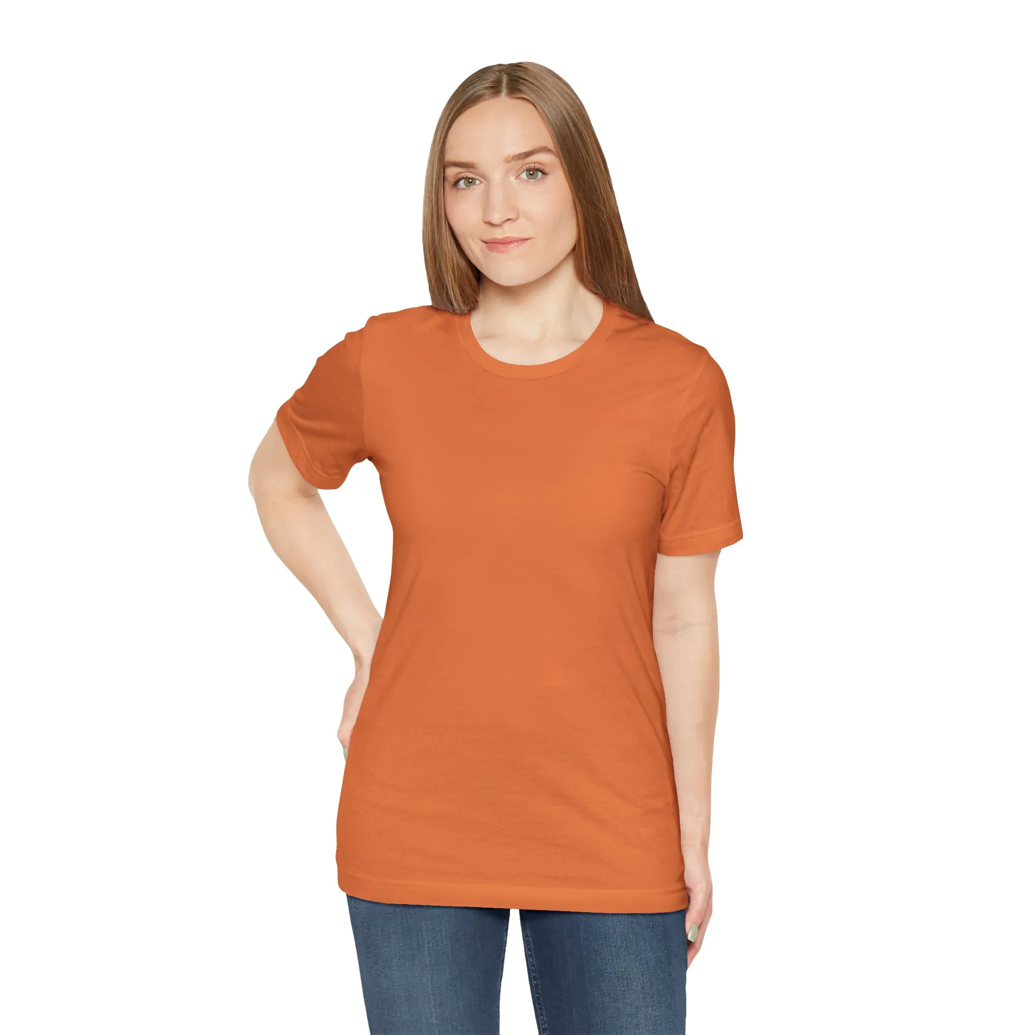 Womens Burnt Orange T Shirts Premium Casual Short Sleeve Shirts Oversized Tops